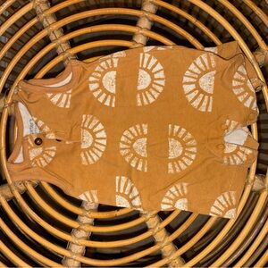 Carter's Orange and White Sunburst One Piece